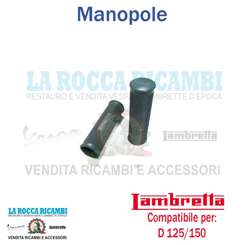 Manopole chiuse lambretta - manopole,