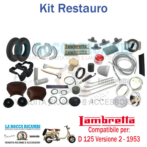 Kit restauro lambretta 125 - kit,