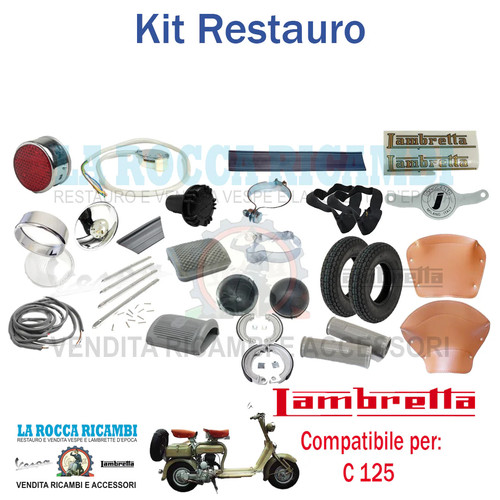 Kit restauro lambretta 125 - c,